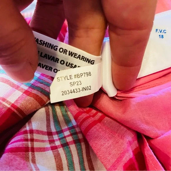 JCREW NWT Pink Plaid Ruffle Mini Skirt Cotton Lined Comfy Pull-on Valentines - Picture 5 of 8